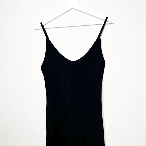 DISSH Tori Black Ribbed Knit Midi Dress Size XXL - Picture 5 of 10